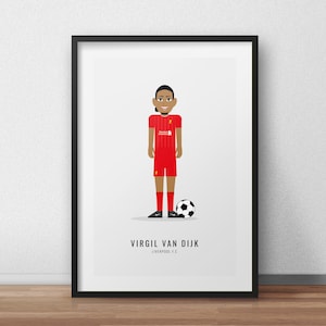 Liverpool FC Player Prints - Liverpool Personalised Gift