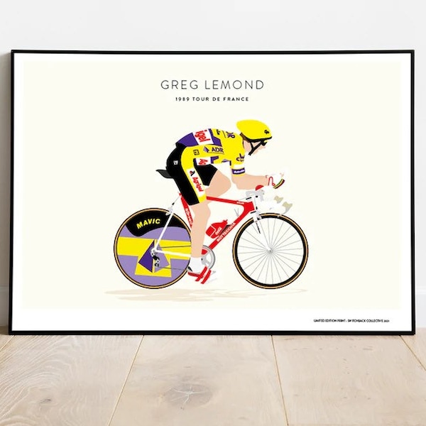 Greg Lemond 1989 Tour de France - Tirage en édition limitée