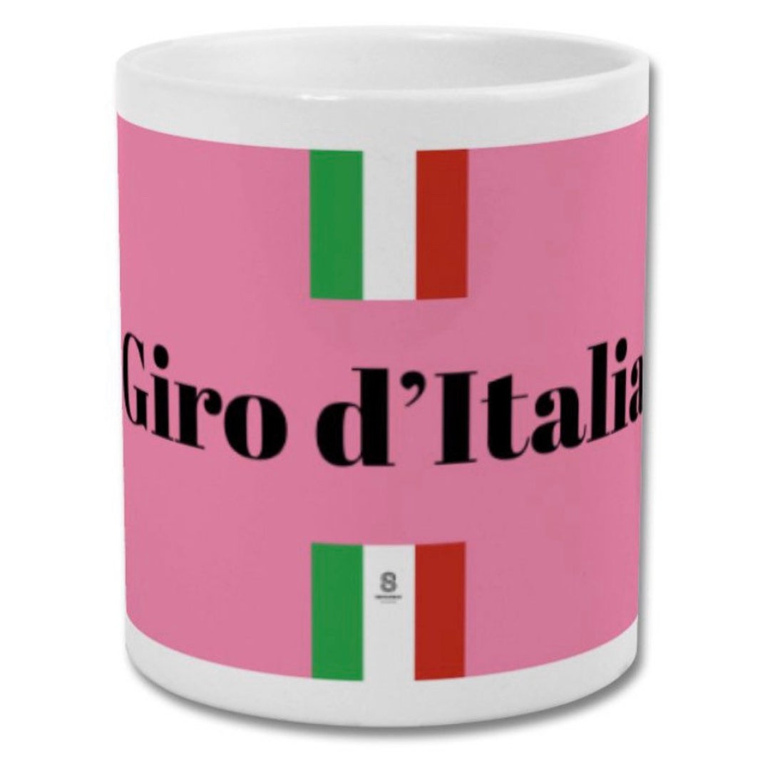 Tasse à Café Vélo - Giro D'Italia - Design Rétro - Blanche