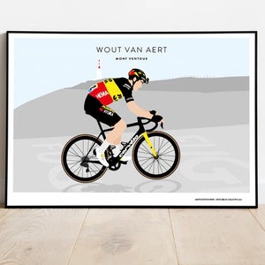 Wout Van Aert, Mont Ventoux - Limited Edition Print