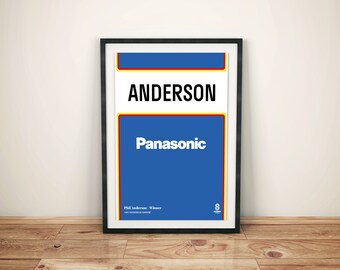 Phil Anderson Vintage Radfahren Druck Fahrrad Poster Tour De France Poster Fahrrad Geburtstag Geschenk Idee Radfahren Wandkunst