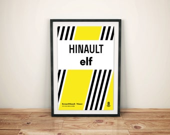 Bernard Hinault Vintage Cycling Print Bicycle Poster Tour De France Poster Bike Birthday Gift Idea Cycling Wall Art
