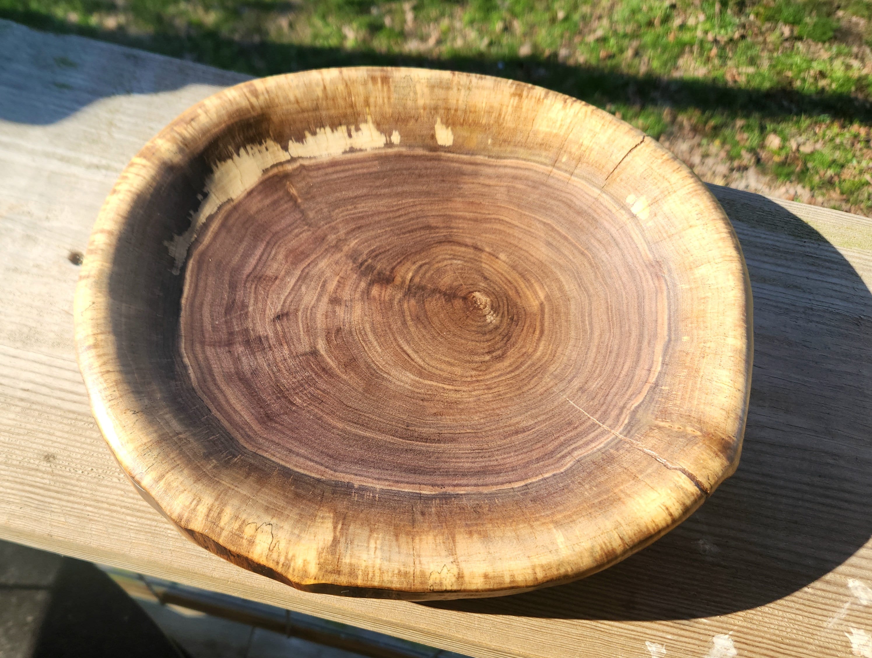 Walnut bowl by White Moose - Gold main image 0