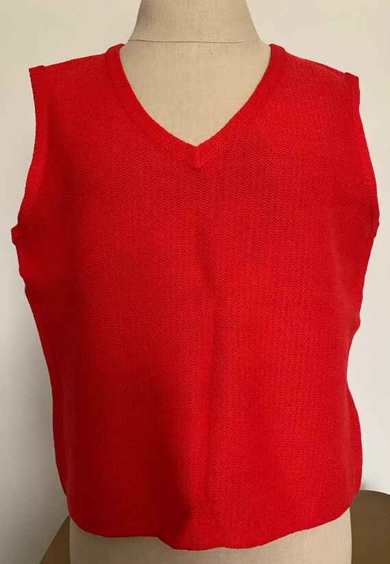 Vintage Saint John Crop Tank Top