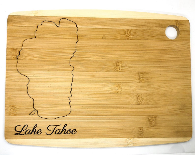Lake Tahoe Cutting Board / Lake Tahoe Gift / Lake Tahoe Etsy