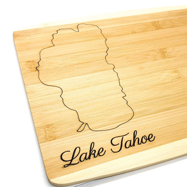 Lake Tahoe Cutting Board / Lake Tahoe Gift / Lake Tahoe Etsy