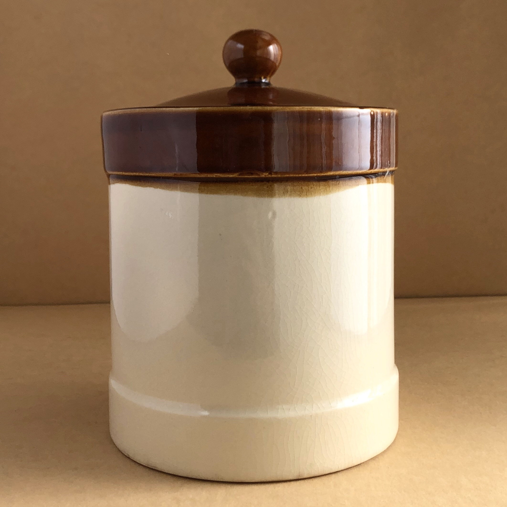 Vintage Ceramic Flour Canister Retro Storage Jar Ironstone Etsy