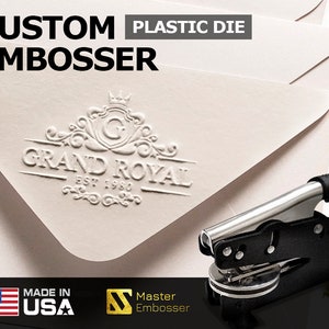 Custom Embosser / Monogram Embosser / Personalized Embosser / Address Embosser / Wedding Embosser / School Embosser / Crest Embosser