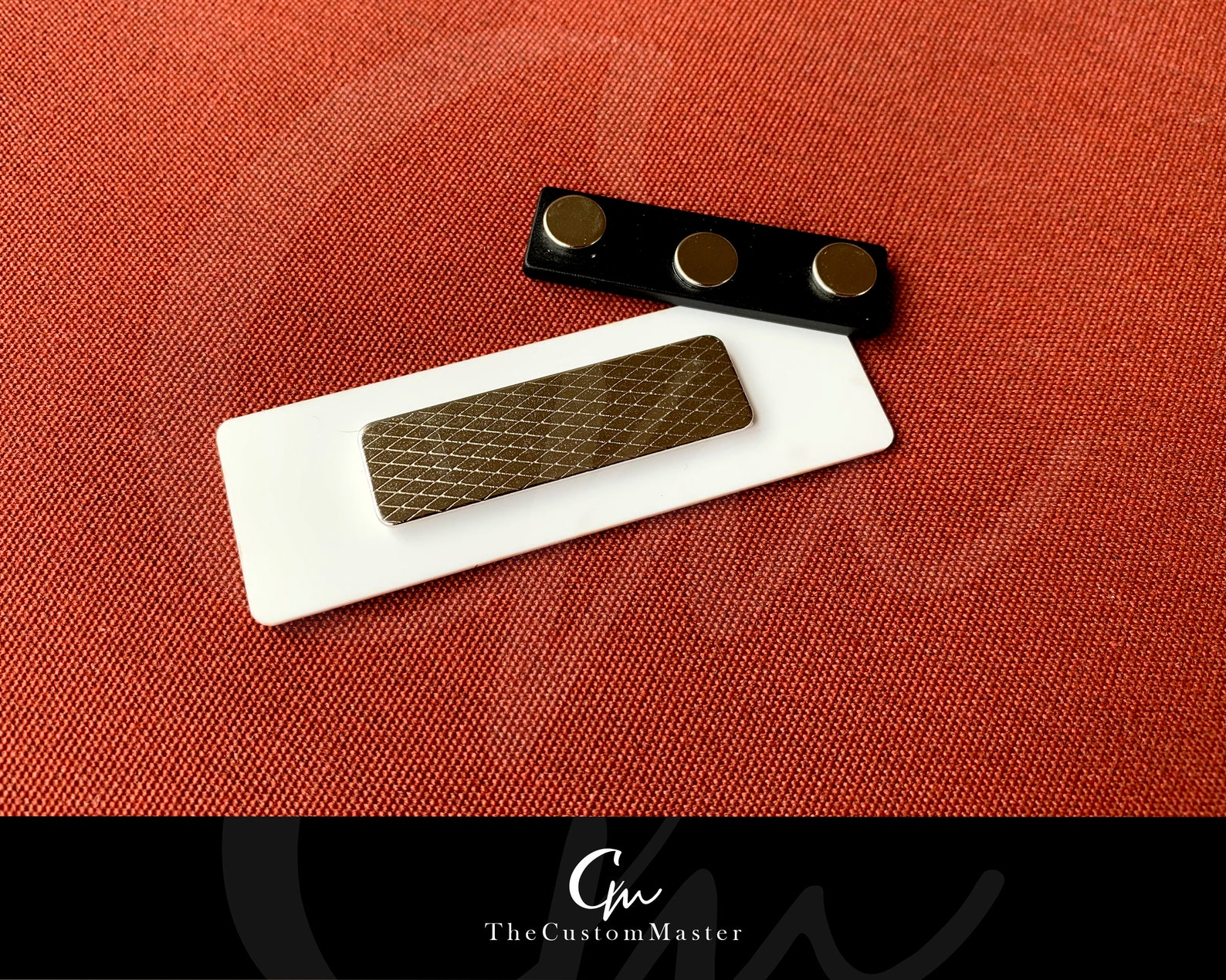 Custom engraved name tags personalized engraved employee etsy