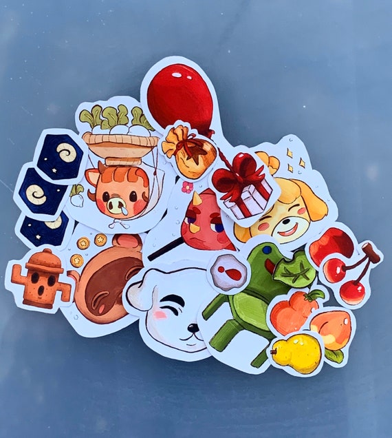 Animal crossing new horizons stickers Series 1 Etsy