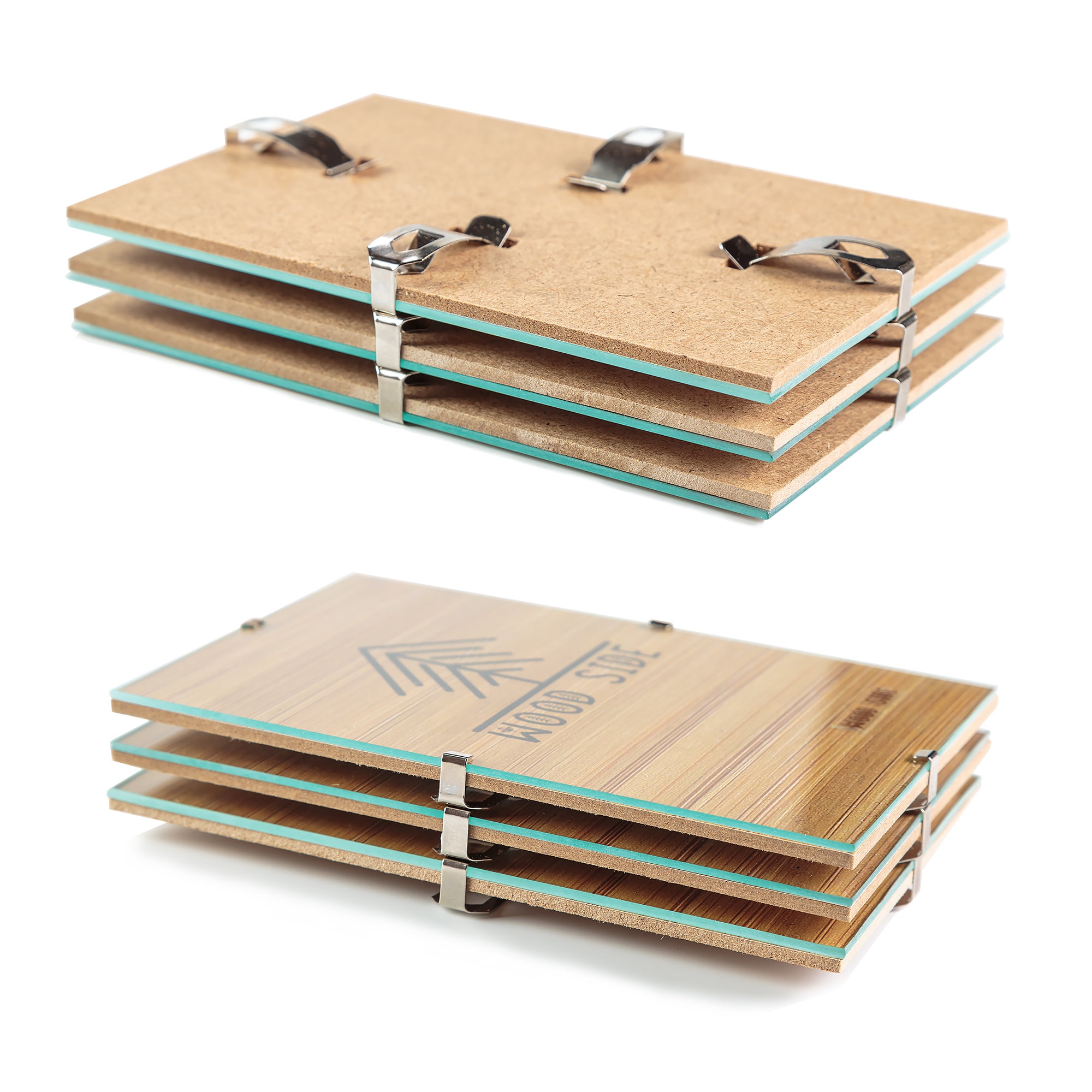 Glass Clip Picture Frames Pack of 3 Clear Craft Frameless Etsy