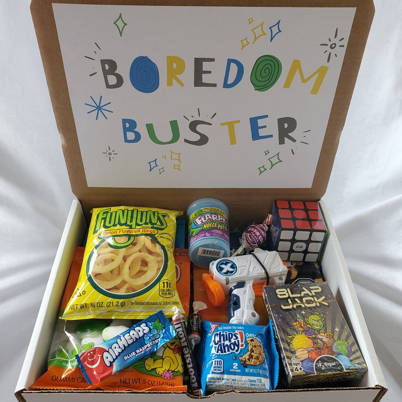 Boredom Buster Gift Box quarantine package isolation gift Etsy