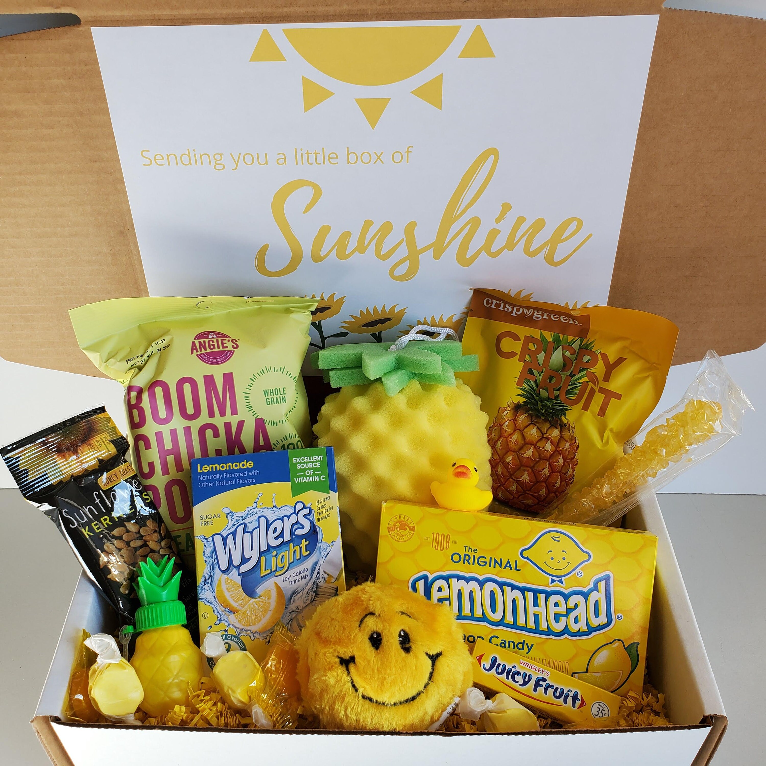 Box of Sunshine Gift Box Sunshine Care Package Sunshine Spa Etsy