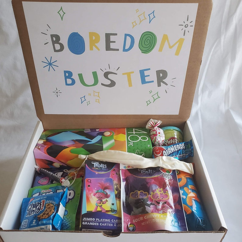 Boredom Buster Gift Box quarantine package isolation gift Etsy