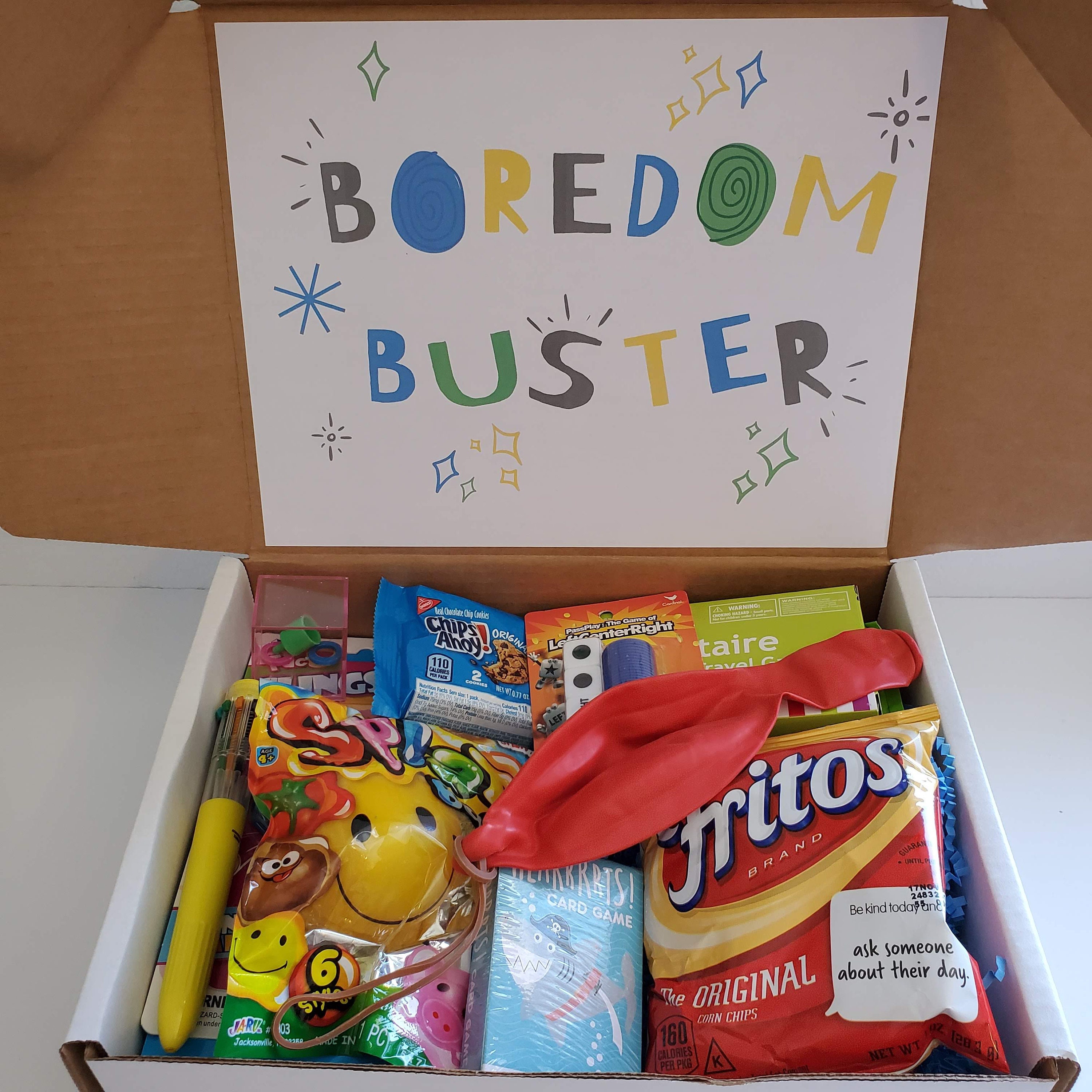 Boredom Buster Gift Box for older child teen adult Etsy