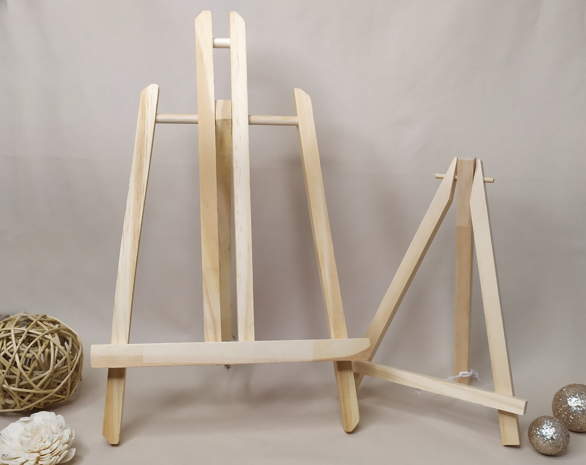 Tabletop Easel Display Stand LARGE Wooden Aframe Easel for Etsy
