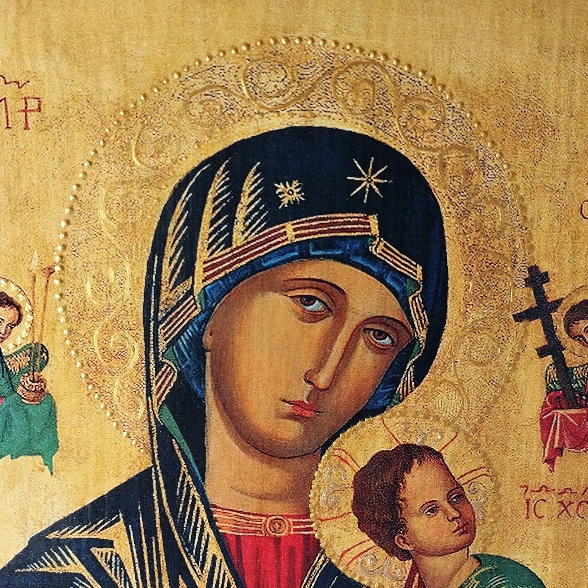 Our Lady of Perpetual Help, Virgin Mary of Passion Icon LARGE 19x26cm-7 ...