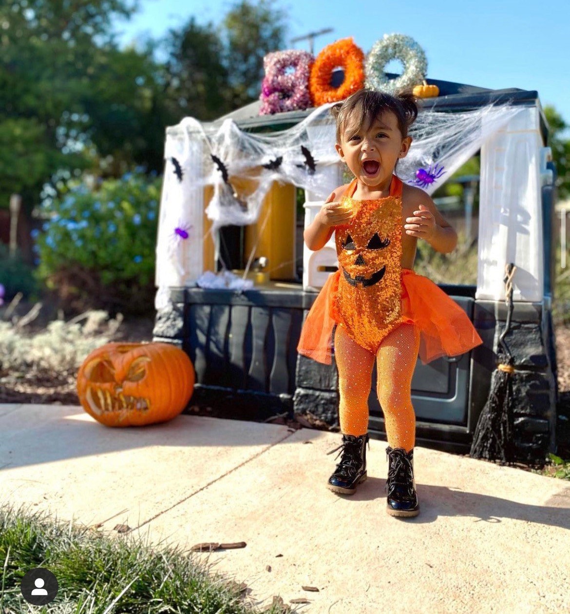 HALLOWEEN Pumpkin Romper Costume Baby, Toddler Halloween Sequin