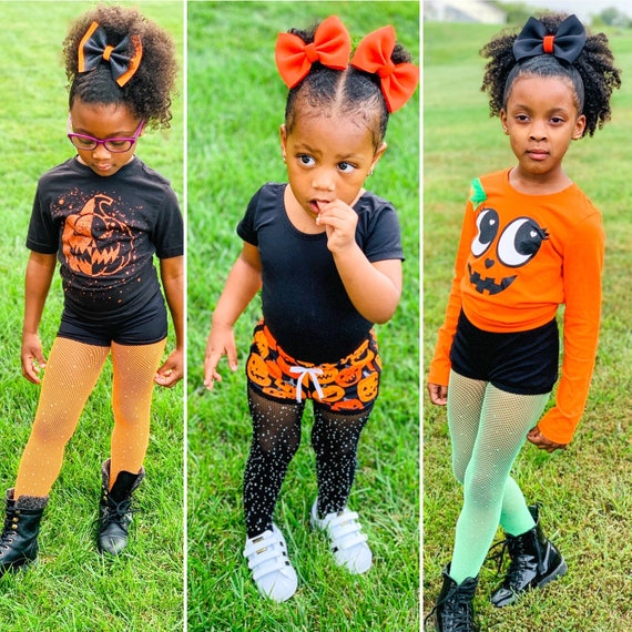 Black Child Girls Tights Costume - Have Fun Costumes