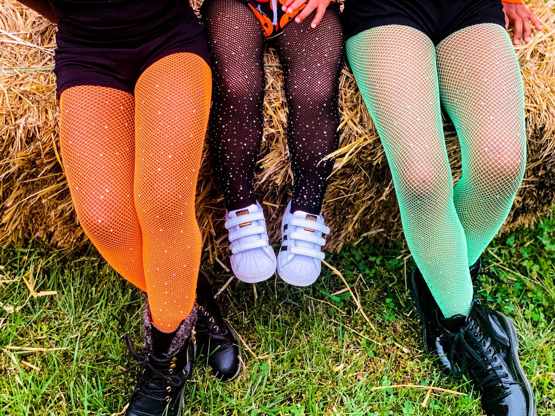 HALLOWEEN Bedazzled Tights Glitter Tights Sparkle Tights Bling Tights Baby  Bedazzled Tights Halloween Costume Tights 