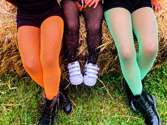 HALLOWEEN Bedazzled Tights Glitter Tights Sparkle Tights Bling