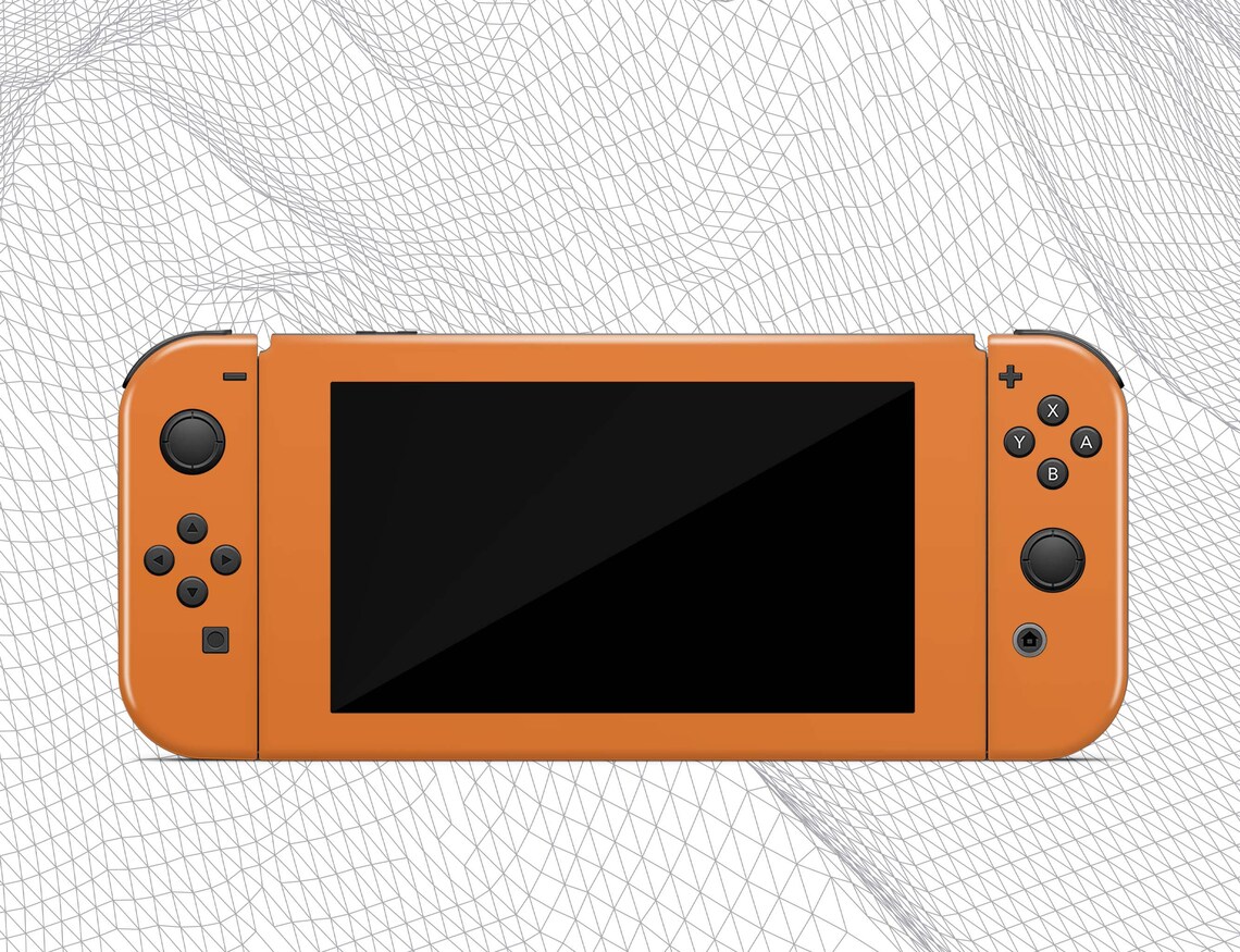 Orange Nintendo Switch Skin Fruit Decal Gamer Console Joy Con Etsy