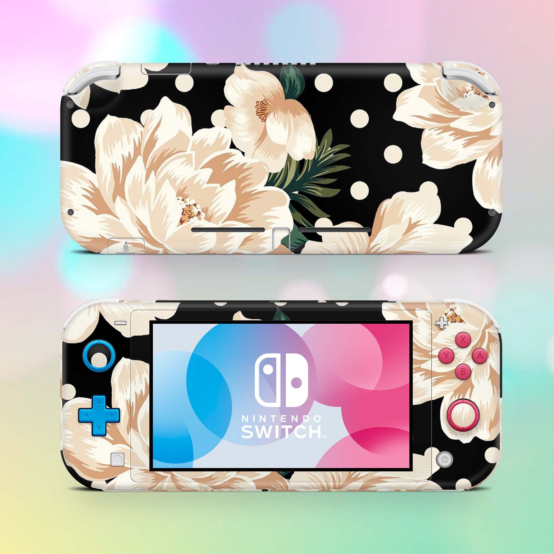 Flower Nintendo Switch skin Floral Sticker Joycon Nintendo Etsy