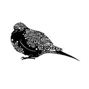 Dove Mandala Decal: Vinyl Car/Truck Window Sticker