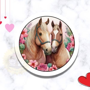 Horse Stickers, Horse Mail Stickers, Horse Card Stickers, Cute Horse Stickers, Horse Lover Gift, Equine Stickers