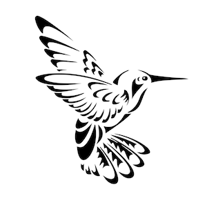 Hummingbird Vinyl Decal: Car, Tumbler, or Wall Sticker