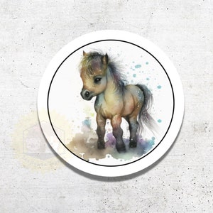Horse Stickers, Horse Mail Sticker, Horse Card Sticker, Cute Horse Stickers, Chibi Horse Stickers, Horse Lover Gift