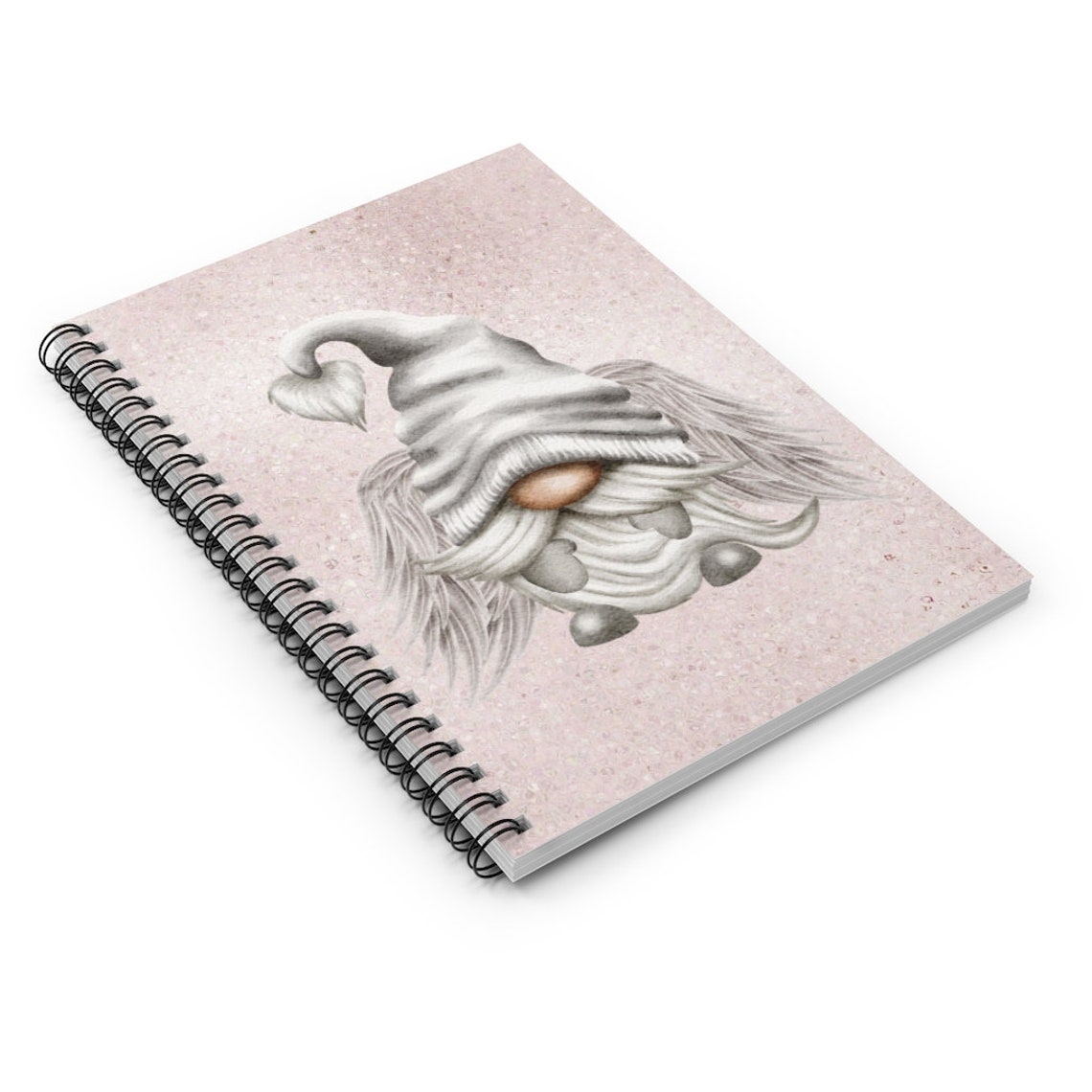 Angel Gnome Spiral Notebook Gnome Notebook Gift For Student Etsy