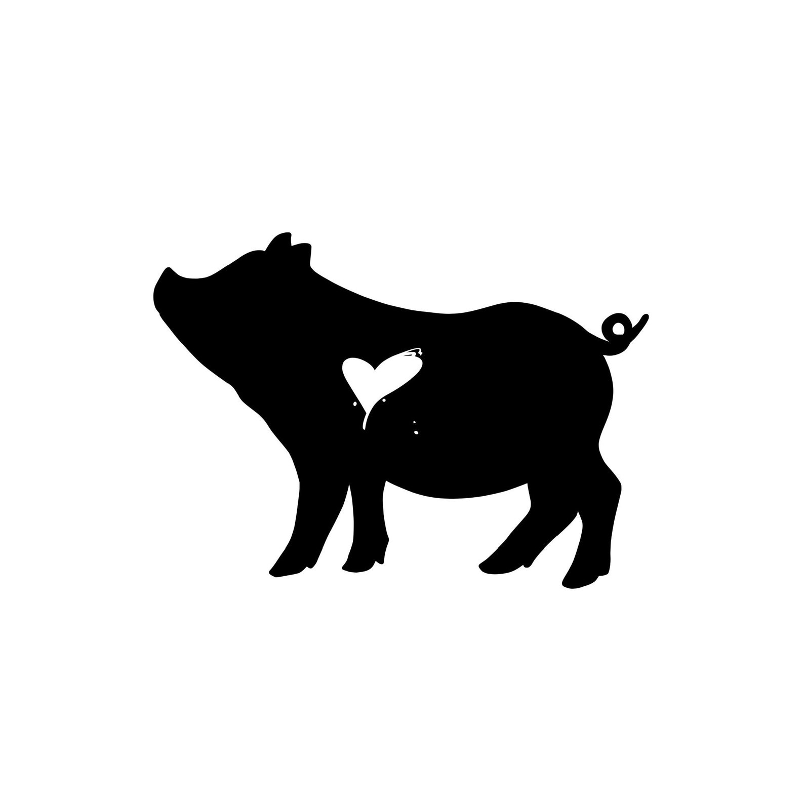 Pig Vinyl Decal Pig Car Decal Pig Sticker Pig Lover Gift Etsy