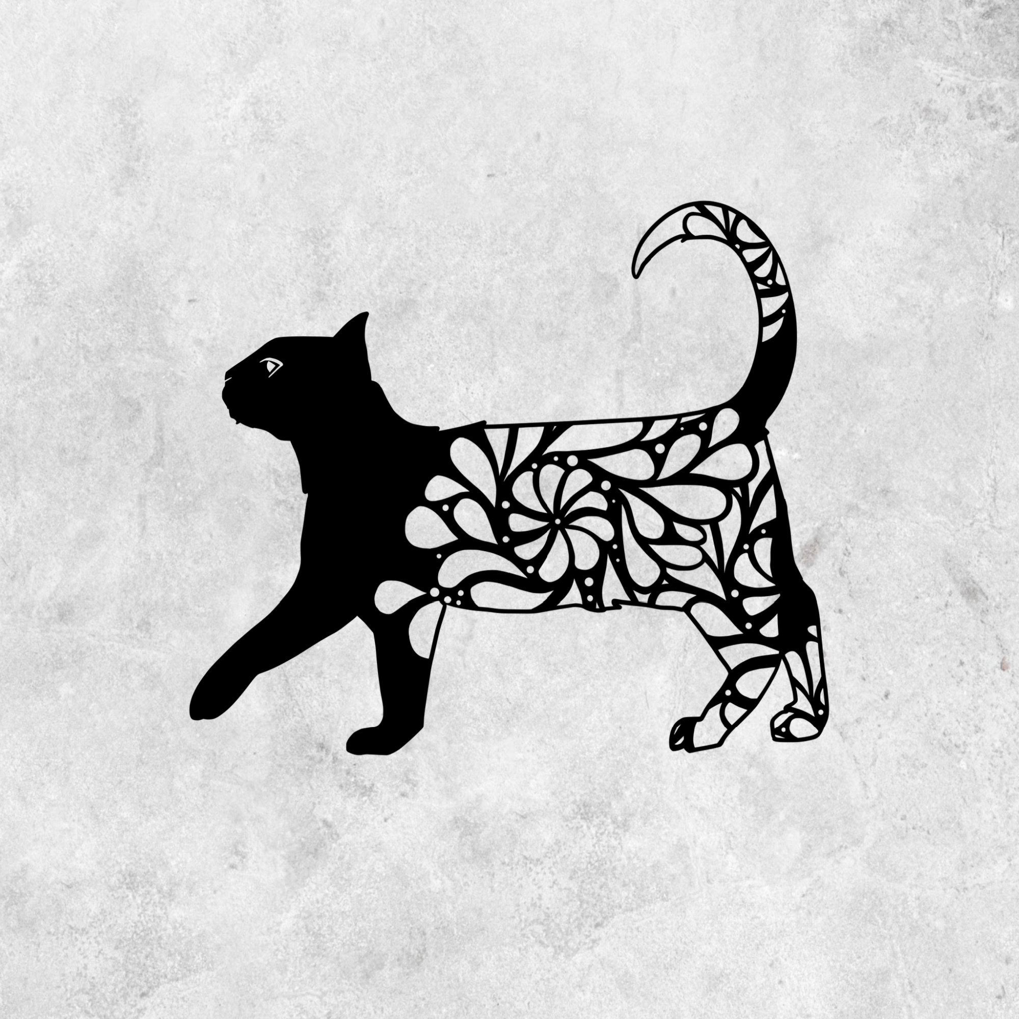 Cat Vinyl Decal Truck Window Decal Cat Car Decal Cat Etsy UK