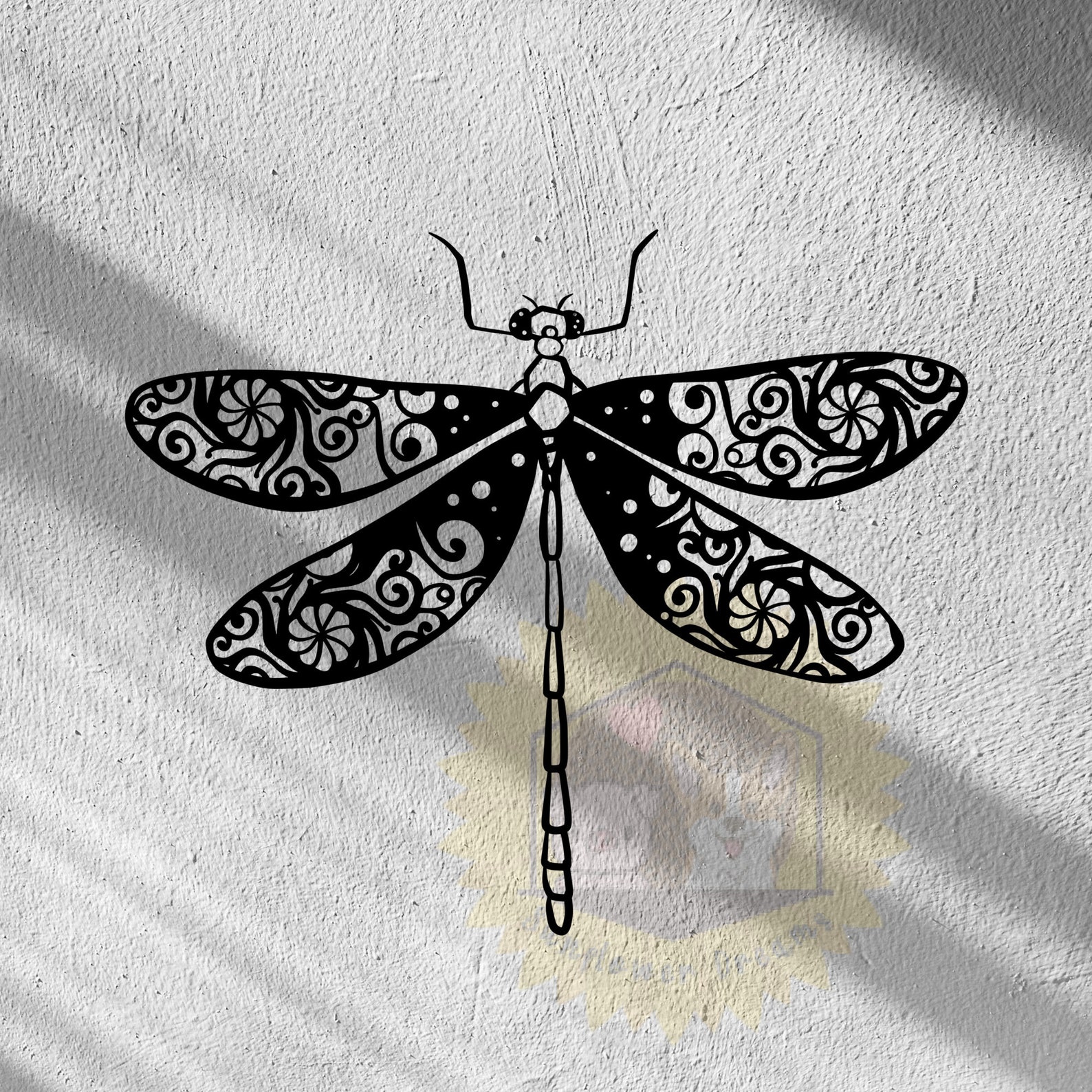 Dragonfly Vinyl Decal Dragonfly Decal Truck Window Decal Etsy