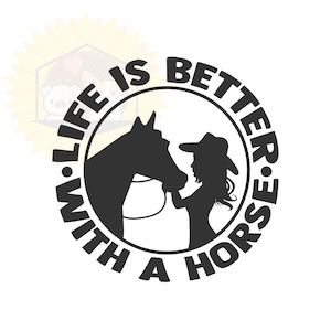 Cowgirl Vinyl Decal, Horse Sticker, Horse Car decal, Cowgirl Truck Decal, Horse Laptop Sticker, Cowgirl Decal, Country Girl Decal, Handmade