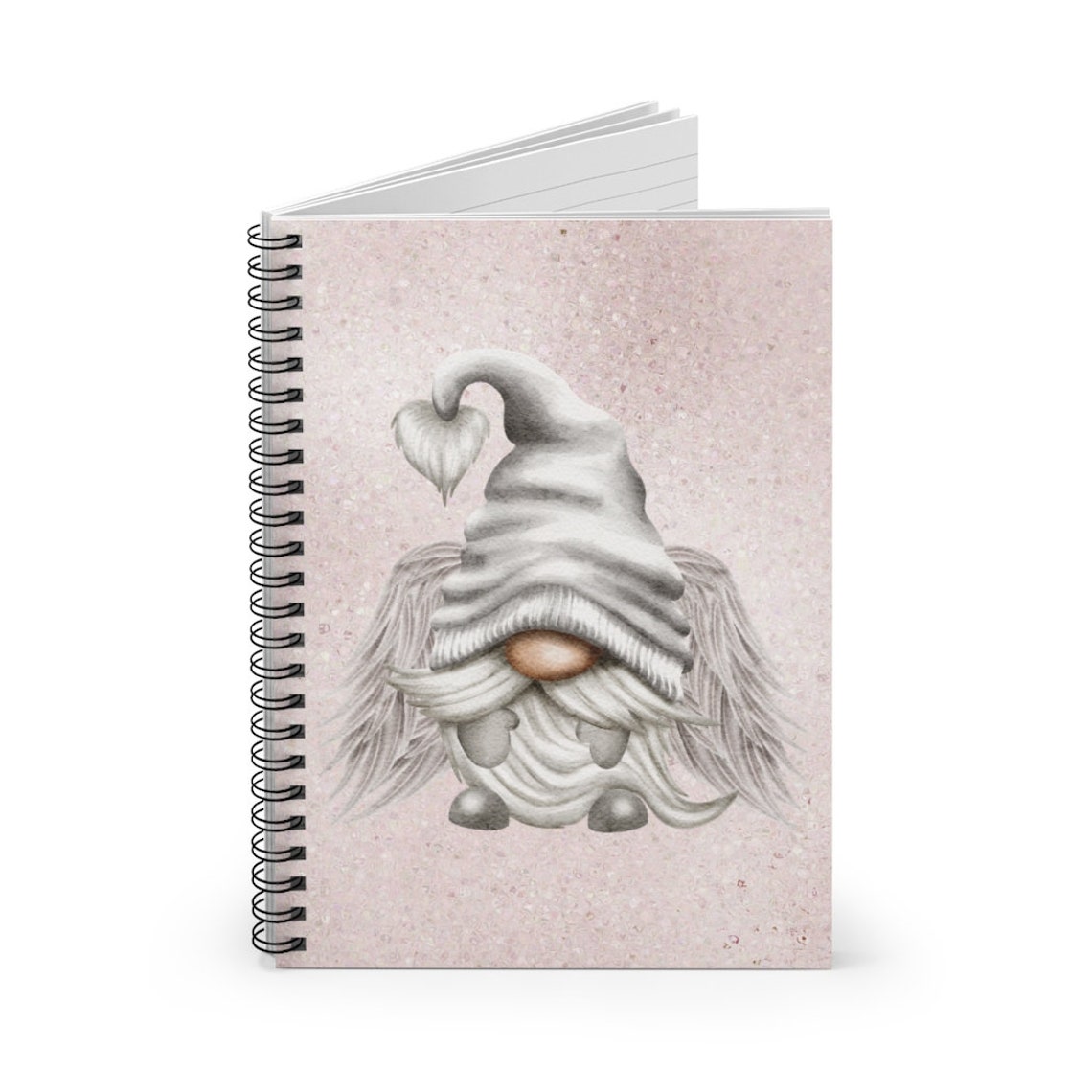 Angel Gnome Spiral Notebook Gnome Notebook Gift For Student Etsy