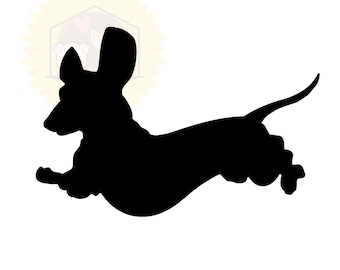 Dachshund Decal, Dachshund Vinyl Decal, Dachshund Gift, Truck Window Decal, Handmade, Car Decal Dachshund, Dachshund Sticker, Tumbler Decal