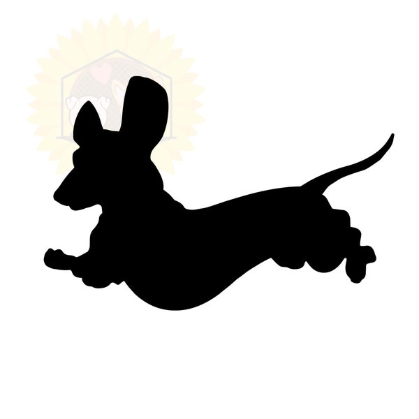 Dachshund Decal, Dachshund Vinyl Decal, Dachshund Gift, Truck Window Decal, Handmade, Car Decal Dachshund, Dachshund Sticker, Tumbler Decal