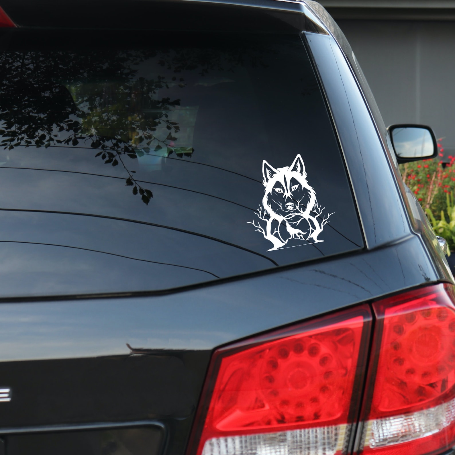 Wolf Vinyl Decal Wolf Lover Gift Wolf Decal Wolf Sticker Etsy
