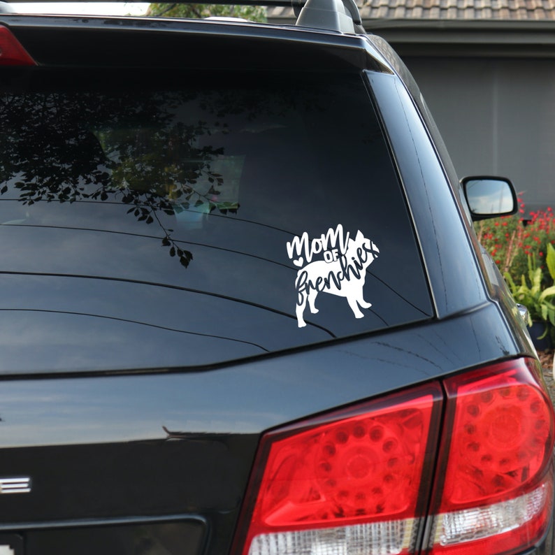Frenchie Mom Vinyl Decal Frenchie Mom Sticker Frenchie - Etsy