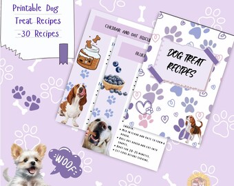 Recetas de premios para perros: 30 recetas de galletas caseras (descarga digital)