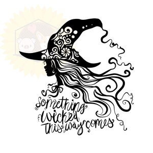 Witch Decal, Witch Vinyl Decal, Truck Window Decal, Tumbler Decal, Car Decal, Witch Sticker, Handmade, Something Wicked This Way Comes