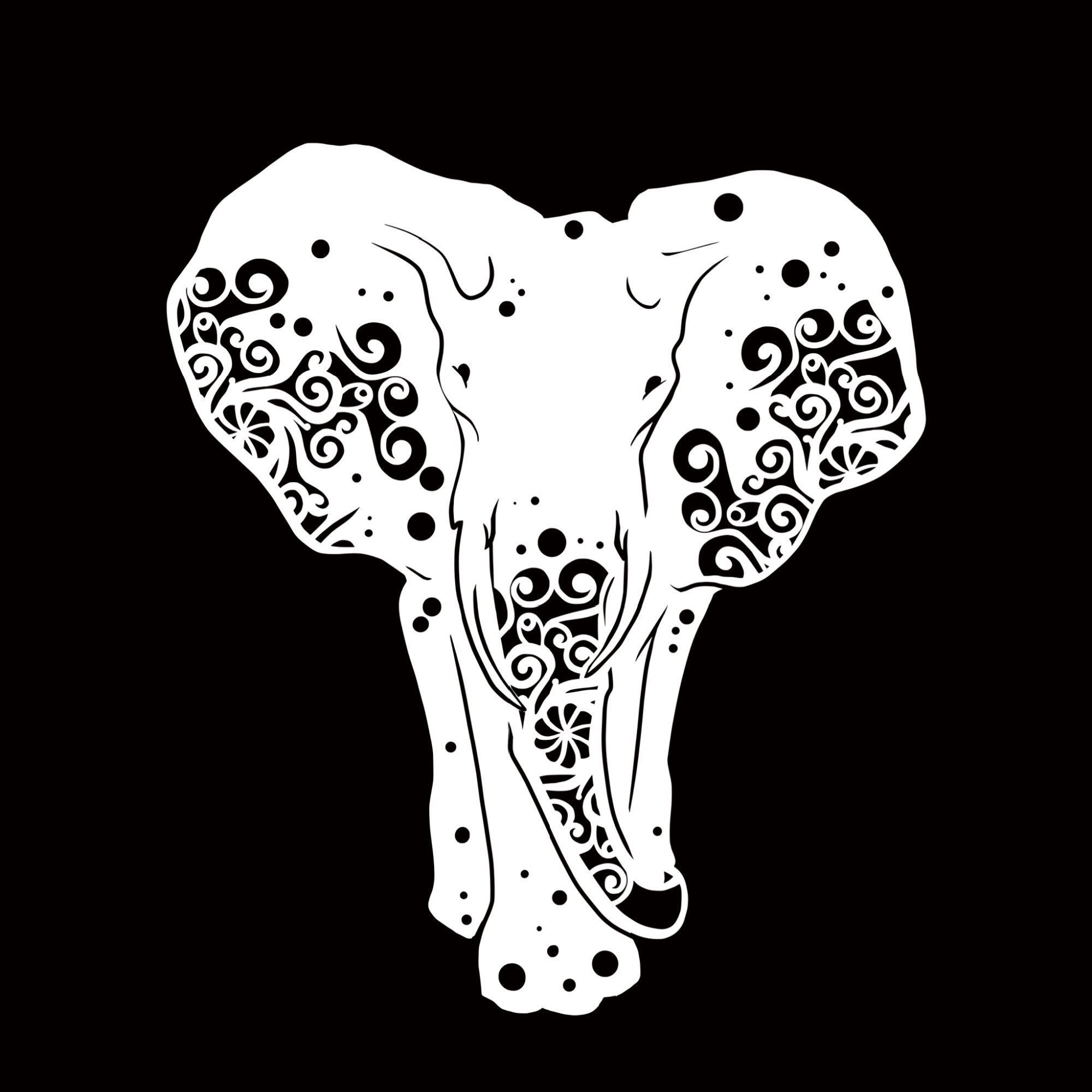 Elephant Vinyl Decal Gift For Elephant Lover Elephant Etsy