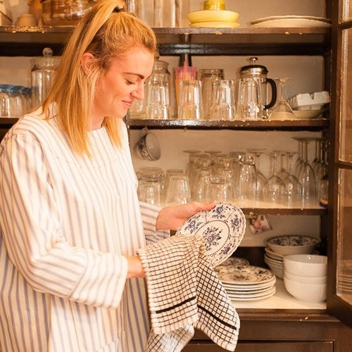 Cotton Ticking Smock 'Alula’ shops