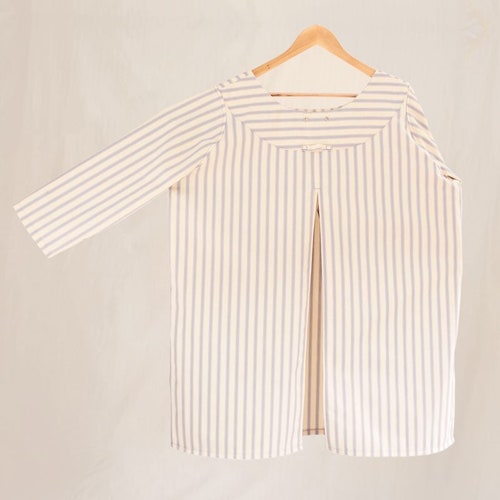 Cotton Ticking Smock 'Alula’ shops
