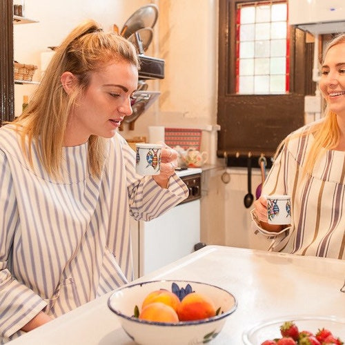 Cotton Ticking Smock 'Alula’ shops