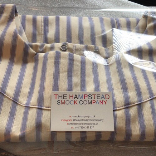 Cotton Ticking Smock 'Alula’ shops