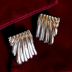 Bold Earrings Silver