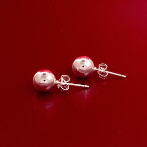 Silver Ball Studs Tiny Ball Studs Dainty Silver Studs Minimalist Earrings Everyday Earrings Tiny Stud Earrings Stacking Earring Gift For Her